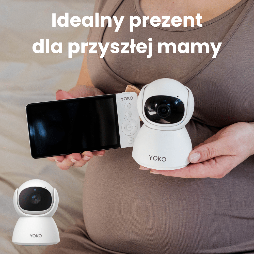 Elektroniczna niania YOKO X5™DUO  z dużym 5" ekranem HD i dwiema kamerami yokoduo1