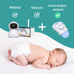 Elektroniczna niania YOKO® X5 z dużym 5" ekranem HD