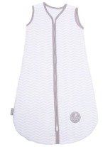 Śpiworek dla niemowląt Natulino® CosyNites Natural White Grey Waves/ Warm Grey, 16-20C, 3-warstwowy