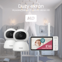 YOKO DREAM Strażnik oddechu: Elektroniczna niania YOKO X5™DUO + Monitor oddechu SNUZA HERO MD (wyrób medyczny)