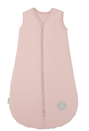 Śpiworek do spania dla niemowląt | NATULINO® NATURALS | pudrowy róż | 24-27°C | 1-warstwowy