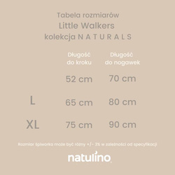 Śpiworek do spania z nogawkami | NATULINO® NATURALS LITTLE WALKERS | seledynowy | 16-20°C | 3-warstwowy, ocieplony