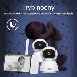 YOKO DREAM Strażnik oddechu: Elektroniczna niania YOKO X5™DUO + Monitor oddechu SNUZA HERO MD (wyrób medyczny)