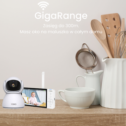 YOKO DREAM Strażnik oddechu:  Niania YOKO X5  + Monitor oddechu Babysense 8 nowej generacji (Wyrób medyczny)