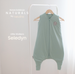 Śpiworek do spania z nogawkami | NATULINO® NATURALS LITTLE WALKERS | seledynowy |24-27°C | 1-warstwowy