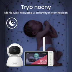 YOKO DREAM Strażnik oddechu:  Niania YOKO X5 + Monitor oddechu SNUZA HERO MD (wyrób medyczny)