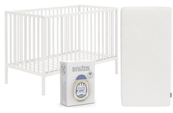 Łóżeczko dla niemowląt Natulino 120 x 60 z materacem DREAM Plant + SNUZA® HERO MD (Wyrób medyczny)   