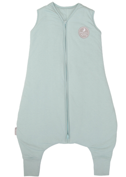 Śpiworek do spania z nogawkami | NATULINO® NATURALS LITTLE WALKERS | seledynowy |100% organic cotton GOTS | 16-20°C | 3-warstwowy, ocieplony