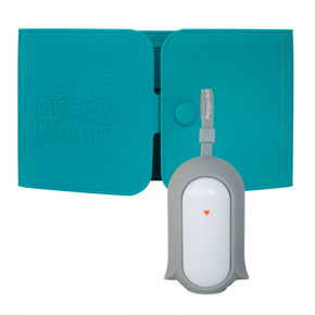 Usypiacz NATULINO ™ z nocną lampką + mata do usypiania Natulino SLEEPYBUMP™ | niebieska