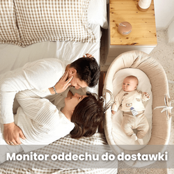 Łóżeczko dla niemowląt Natulino 120 x 60 z materacem DREAM Plain + SNUZA® HERO MD (Wyrób medyczny)