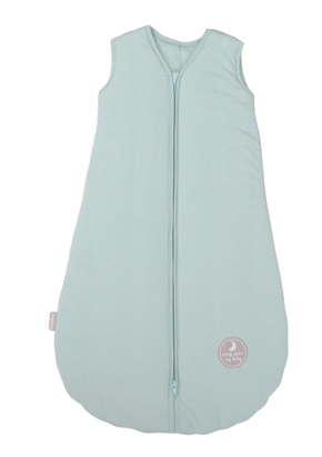 Śpiworek do spania dla niemowląt | NATULINO® NATURALS | seledynowy |100% organic cotton GOTS | 24-27°C | 1-warstwowy