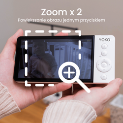 YOKO DREAM Strażnik oddechu:  Elektroniczna niania YOKO X5™DUO + Monitor oddechu Babysense 8 nowej generacji (Wyrób medyczny)