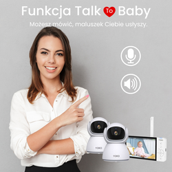 YOKO DREAM Strażnik oddechu:  Elektroniczna niania YOKO X5™DUO + Monitor oddechu Babysense 8 nowej generacji (Wyrób medyczny)