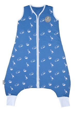 Śpiworek do spania z nogawkami  | NATULINO® LITTLE WALKERS | Animals Navy & White | 21-24°C | 2-warstwowy, nieocieplony