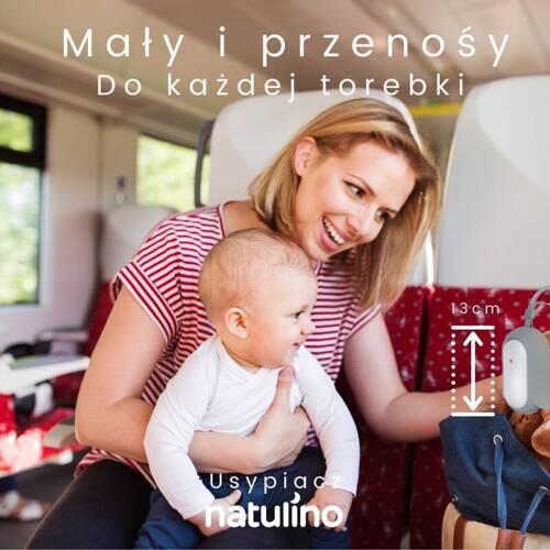 Łóżeczko dla niemowląt Natulino 120 x 60 z materacem PURE AIR Coco + Usypiacz NATULINO ™ 3w1  