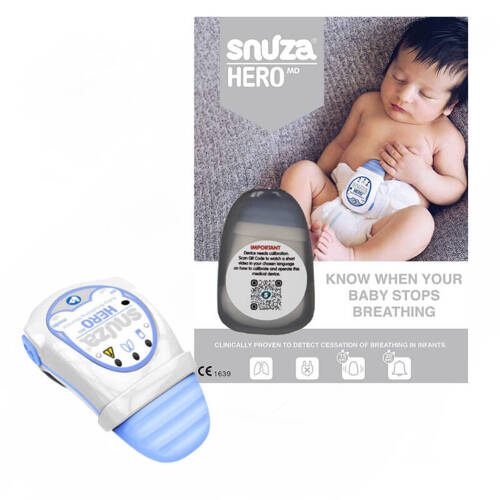 Materac  Natulino DREAM (piankowy)120 x 60cm + Monitor oddechu SNUZA® HERO MD (Wyrób medyczny)