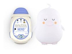 Monitor oddechu SNUZA HERO MD + Pingwinek ZOE Lampka LED dla dziecka