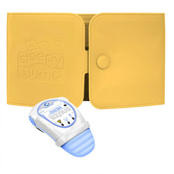 Monitor oddechu SNUZA HERO MD (Wyrób medyczny) + mata do usypiania Natulino SLEEPYBUMP™ | żółta