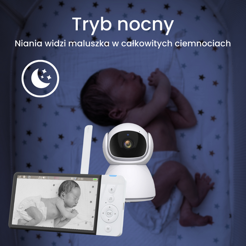 Niania YOKO X5  + monitor oddechu Babysense 7  (Wyrób medyczny) 