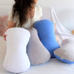 Przenośna poduszka dla kobiet w ciąży i na czas karmienia | NATULINO®MAMAWAY™ | Animals Navy & Grey