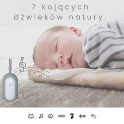 Usypiacz NATULINO ™ z nocną lampką + mata do usypiania Natulino SLEEPYBUMP™ | niebieska