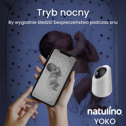 YOKO & Friends Inteligentna niania w zestawie z lampką lisek NOAH sterowaną ze smartfona