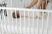 Łóżeczko dla niemowląt Natulino 120 x 60 z materacem PURE AIR Plain + SNUZA® HERO MD (Wyrób medyczny)