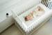 Łóżeczko dla niemowląt Natulino 120 x60 z materacem PURE AIR Plain (piankowy)     