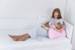Przenośna poduszka dla kobiet w ciąży i na czas karmienia | NATULINO®MAMAWAY™ | Animals Navy & Grey