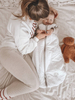 Śpiworek do spania dla niemowląt | NATULINO® COSYNITES | Blue Stripes & Gray | 16-20°C | 3-warstwowy, ocieplony