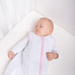 Śpiworek do spania dla niemowląt | NATULINO® COSYNITES | White Leaves & Pink | 16-20°C | 3-warstwowy, ocieplony