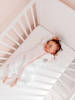 Śpiworek do spania z nogawkami | NATULINO® LITTLE WALKERS | White Waves & Mint | 21-24°C | 2-warstwowy, nieocieplony